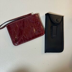 Accessory Bundle- wristlet and eyeglasses case